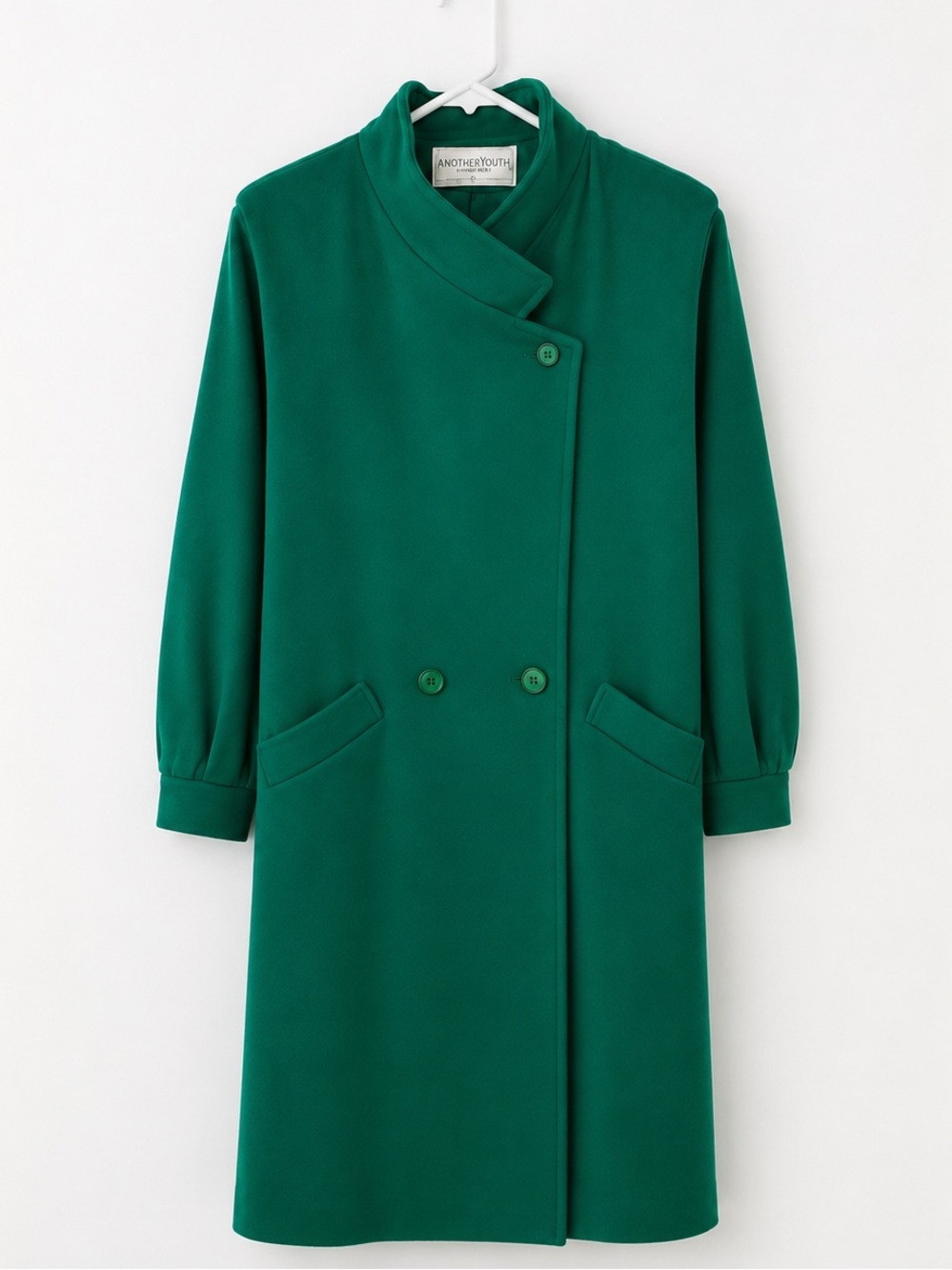 Gorgeous Emerald Green Calf length Winter Coat